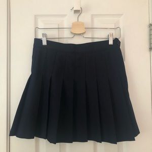 American Apparel navy blue tennis skirt